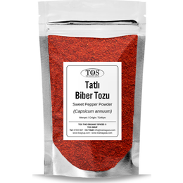 TOS The Organic Spices 500 gr Tatlı Kırmızı Biber Tozu