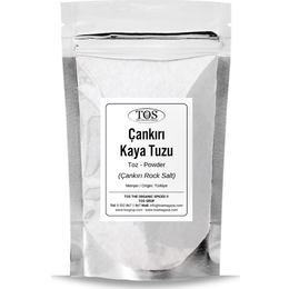 TOS The Organic Spices 500 gr Toz Çankırı Kaya Tuzu