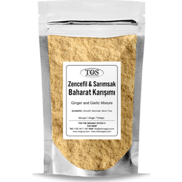TOS The Organic Spices 500 gr Zencefil & Sarımsak Karışımı