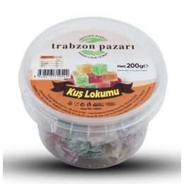 Trabzon Pazarı 200 gr Meyve Aromalı Kuş Lokumu