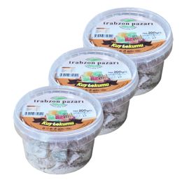 Trabzon Pazarı 3x200 gr Meyve Aromalı Kuş Lokumu