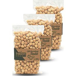 Trabzon Pazarı 3x500 gr Çifte Kavrulmuş Vakumlu Fındık İçi