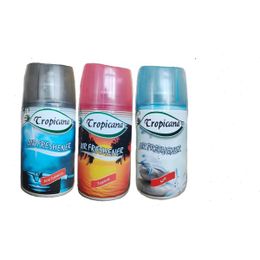 Tropicana Air Freshener Anti Tobacco 260 ml + Tropikal 260 ml + Soft 260 ml Otomatik Makine Yedek Parfüm Spreyi Oda Kokusu