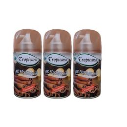 Tropicana Air Freshener Cinnamon Tarçın Koku Parfüm Spreyi 260 ml x 3 Adet Oda Kokusu