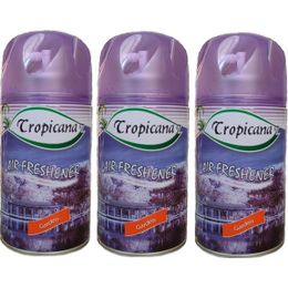 Tropicana Air Freshener Garden Bahçe Bahar Kokuları Parfüm Spreyi 260 ml x 3 Adet Oda Kokusu