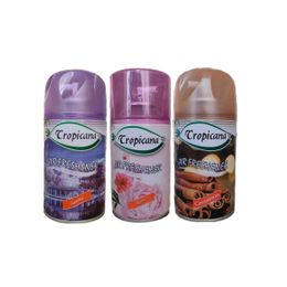 Tropicana Air Freshener Garden Rose Cinnamon Bahçe Kokuları Parfüm Spreyi 260 ml x 3 Adet Oda Kokusu