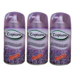 Tropicana Air Freshener Lavander Lavanta Koku Parfüm Sprey 260 ml x 3 Adet Oda Kokusu