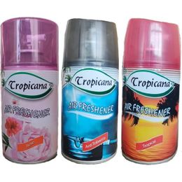 Tropicana Air Freshener Rose Gül Anti Tobacco Tropical Koku Parfüm Sprey 260 ml x 3 Adet Oda Kokusu