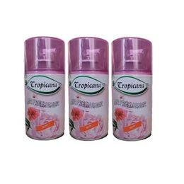Tropicana Air Freshener Rose Gül Koku Bahçe Kokuları Parfüm Spreyi 260 ml x 3 Adet Oda Kokusu