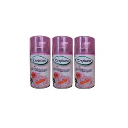 Tropicana Air Freshener Rose Gül Koku Bahçe Kokuları Parfüm Spreyi 260 ml x 3 Adet Oda Kokusu