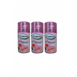 Tropicana Air Freshener Rose Gül Koku Bahçe Kokuları Parfüm Spreyi 260 ml x 3 Adet Oda Kokusu