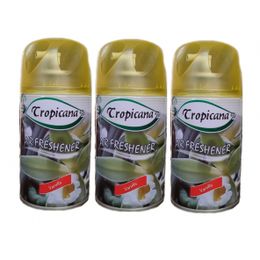 Tropicana Air Freshener Vanilya İpeksi Bahar Koku Parfüm Sprey 260 ml x 3 Adet Oda Kokusu