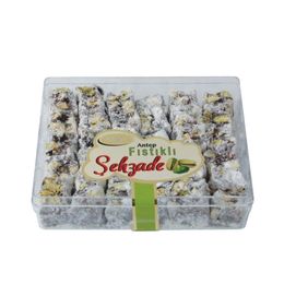 Tuğba Kuruyemiş 200 gr Bol Antep Fıstıklı Çifte Kavrulmuş Şehzade Lokum