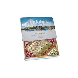 Tuğba Kuruyemiş 540 gr Antalya Geleneksel Tatlar Metal Kutu Lokum