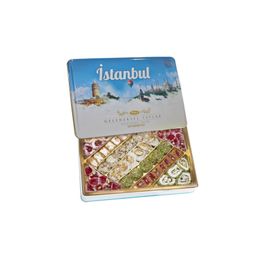 Tuğba Kuruyemiş 540 gr İstanbul Geleneksel Tatlar Metal Kutu Lokum