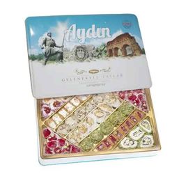 Tuğba Kuruyemiş Metal Kutu 540 gr Aydın Geleneksel Tatlar