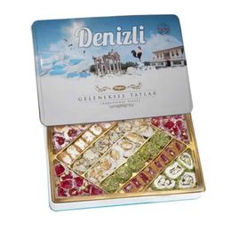Tuğba Kuruyemiş Metal Kutu 540 gr Denizli Geleneksel Tatlar