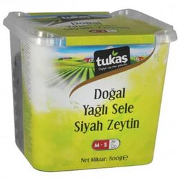Tukaş 800 gr M-S Siyah Zeytin