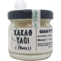 Tunalı Lokman Hekim 40 ml Doğal Yenilebilir Saf Soğuk Pres Katı Kakao Yağı