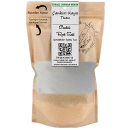 Tunalı Lokman Hekim 500 gr Çankırı Doğal Mineralli İyot İlaveli Toz Kaya Tuzu
