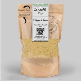 Tunalı Lokman Hekim 60 gr Öğütülmüş Toz Zencefil