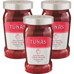 Tunas 3x380 gr Çilek Reçeli