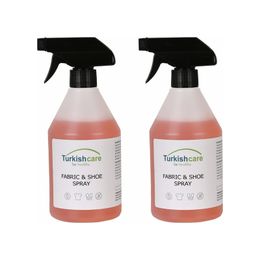 TurkishCare 2x500 ml Ayakkabı Kumaş Temizleme ve Mutfak Temizleme Spreyi