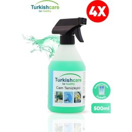 Turkishcare 4x500 ml Cam Temizleyici