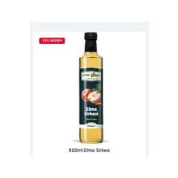 Türkiyem Organik Ürünler 500 ml Katkısız Elma Sirkesi