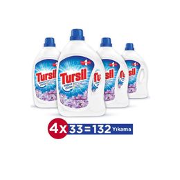 Tursil 4x2145 ml 33 Yıkama Karma Renkler İçin Sıvı Deterjan