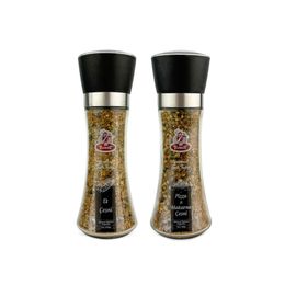 Tuzot Cam Değirmenli 2'li Set Et-Pizza Baharat Çeşni
