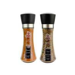 Tuzot Cam Değirmenli 2'li Set Patates-Pizza Baharat Çeşni