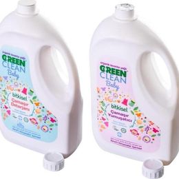 U Green Clean 2,75 lt Baby Çamaşır Deterjanı + 2.75 lt Baby Bitkisel Çamaşır Yumuşatıcı