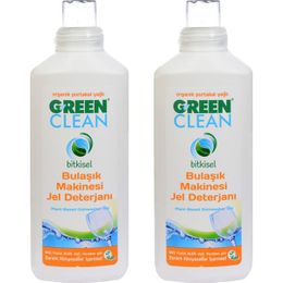 U Green Clean 2x1 lt Portakal Yağlı Bitkisel Jel Bulaşık Makinesi Deterjanı