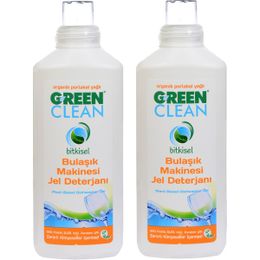 U Green Clean 2x1 lt Portakal Yağlı Bitkisel Jel Bulaşık Makinesi Deterjanı