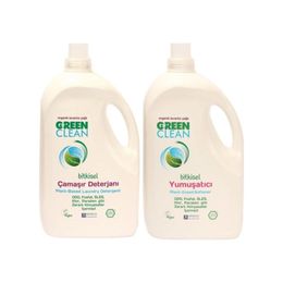 U Green Clean 2x2750 ml Organik Çamaşır Deterjanı + Yumuşatıcı