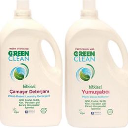 U Green Clean 2x2750 ml Organik Çamaşır Deterjanı + Yumuşatıcı