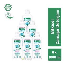 U Green Clean 6x1 kg  Bitkisel Çamaşır Deterjanı