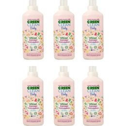 U Green Clean 6x1 lt Organik Lavanta Yağlı Baby Çamaşır Yumuşatıcısı