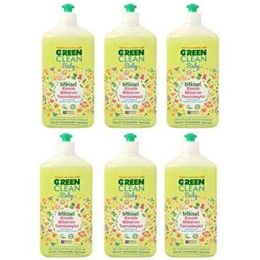 U Green Clean 6x500 ml Organik Portakal Yağlı Baby Biberon Emzik Temizleyici