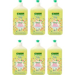 U Green Clean 6x500 ml Organik Portakal Yağlı Baby Biberon Emzik Temizleyici