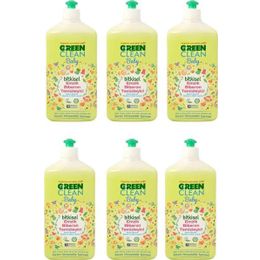 U Green Clean 6x500 ml Organik Portakal Yağlı Baby Biberon Emzik Temizleyici
