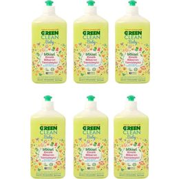 U Green Clean 6x500 ml Organik Portakal Yağlı Baby Biberon Emzik Temizleyici