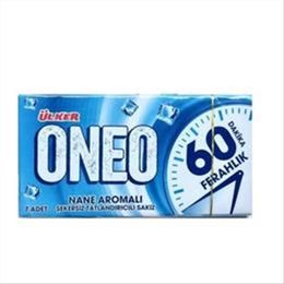 Ülker 14 g Oneo Slims 60 Dk Nane Aromalı Sakız