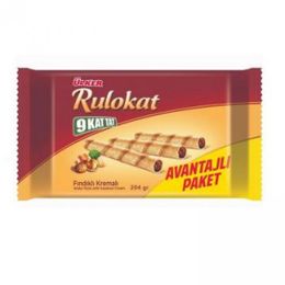 Ülker 204 gr Rulokat Çikolatalı Kremalı Bisküvi