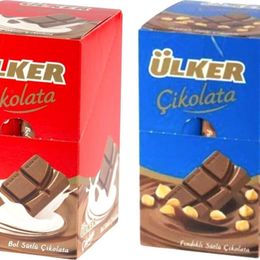 Ülker 30 gr Sütlü Baton Çikolata + 30 gr Fındıklı Baton Çikolata