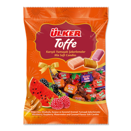 Ülker 350 g Karışık Meyveli Dolgulu Toffe Şeker