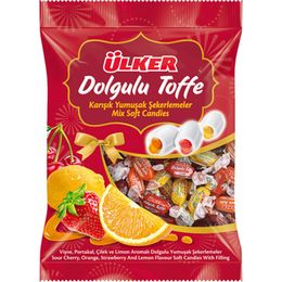Ülker 350 g Karışık Meyveli Dolgulu Toffe Şeker