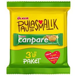 Ülker 3'lü 243 gr Canpare Fındık Kremalı Bisküvi