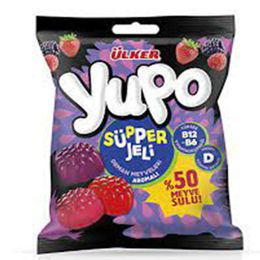 Ülker 80 gr Yupo Süpper Jeli Orman Meyveli B ve D Vitaminli Şeker